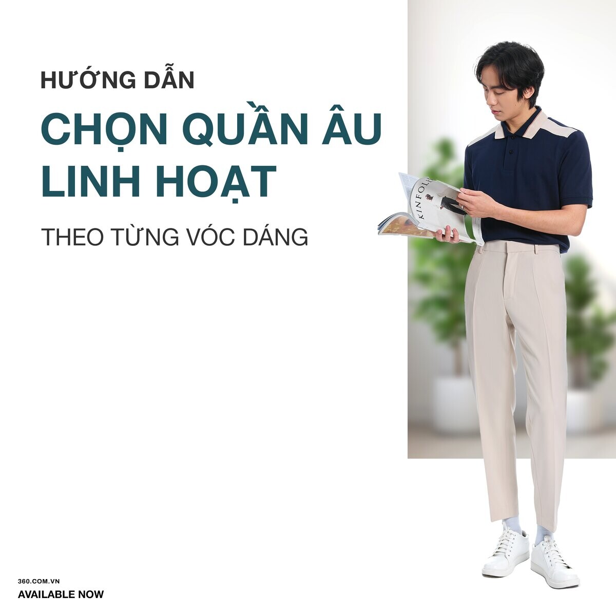 cách chọn quần âu